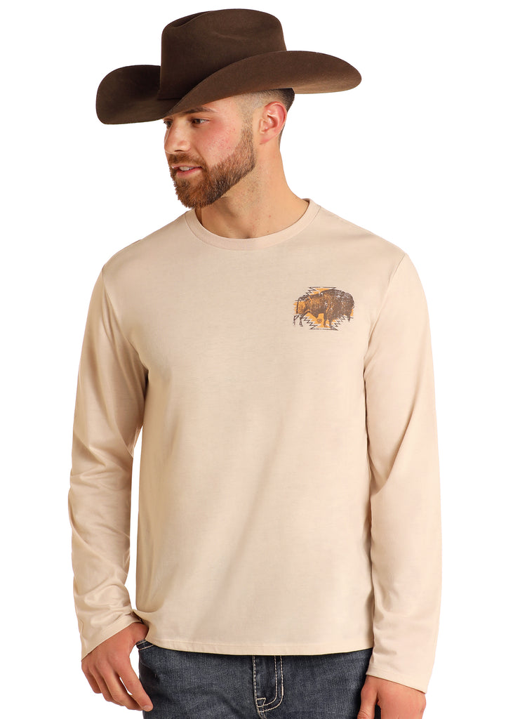 Men's Rock & Roll Cowboy T-Shirt #BU22T05599