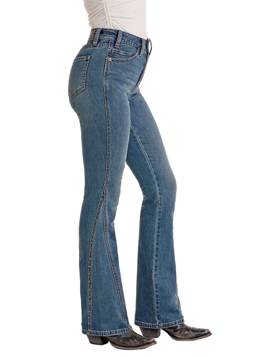 Women's Rock & Roll Cowgirl High Rise Bootcut Jean #BW4HD06390