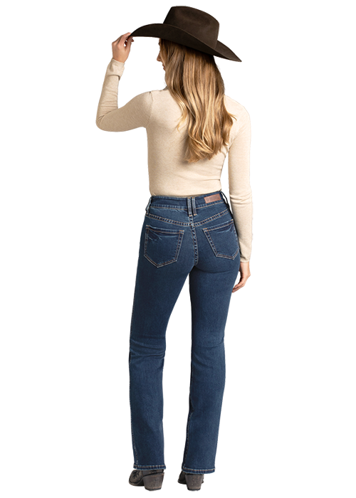 Women's Rock & Roll Cowgirl High Rise Bootcut Jean #BW4HD07199