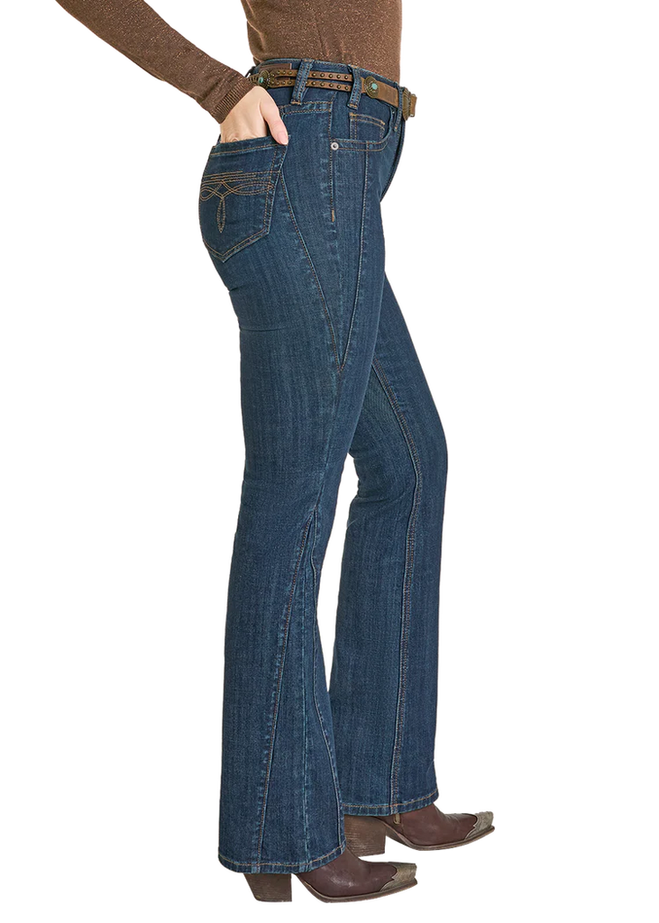 Women's Rock & Roll Cowgirl High Rise Bootcut Jean #BW4HD07892