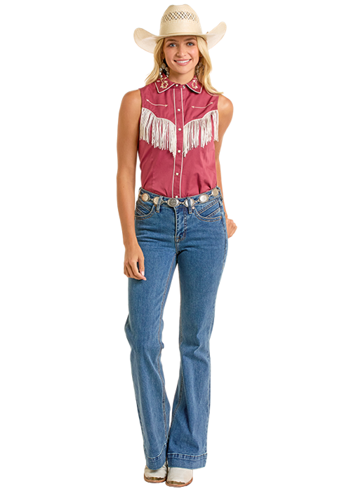 Women's Rock & Roll Cowgirl Snap Front Shirt #BWN0S06682