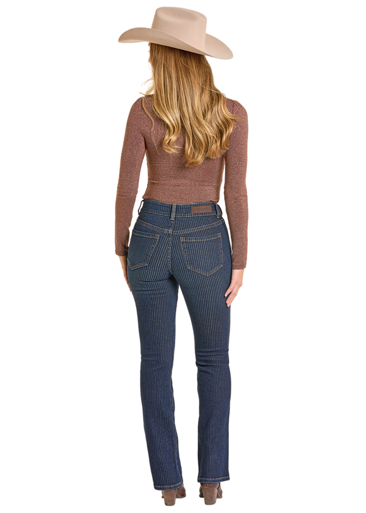 Women's Rock & Roll Cowgirl High Rise Bootcut Jean #BW4HD07200