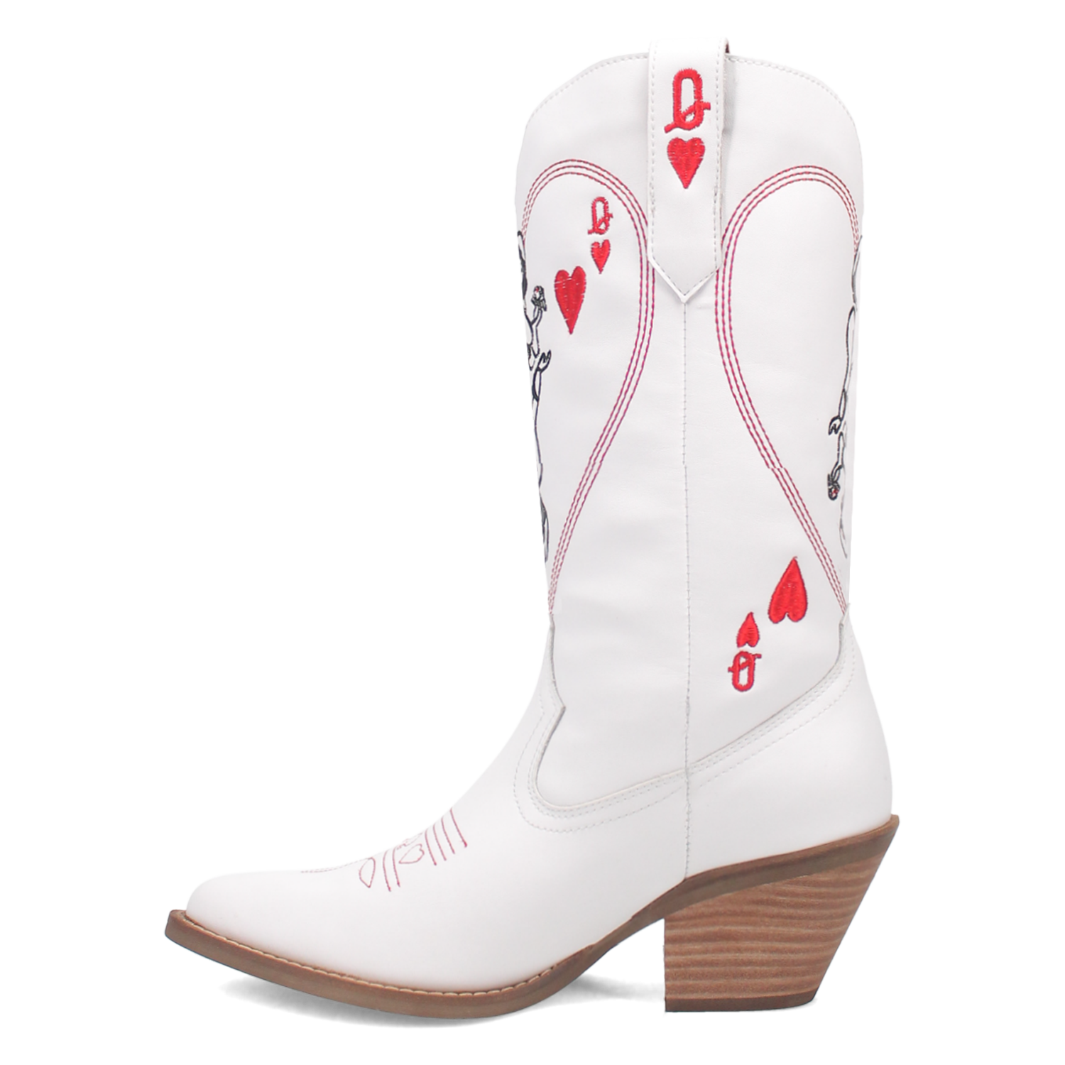 Women's Dingo Queen Of Hearts Leather Western Boot #DI174 | High