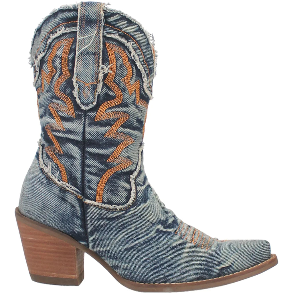 Women's Dingo Y'all Need Dolly Denim Western Boot #DI950