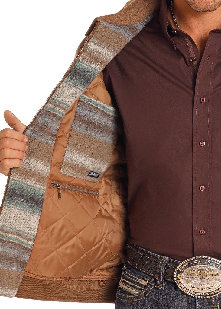 Men's Powder River Wool Bomber Jacket #DM92C04073