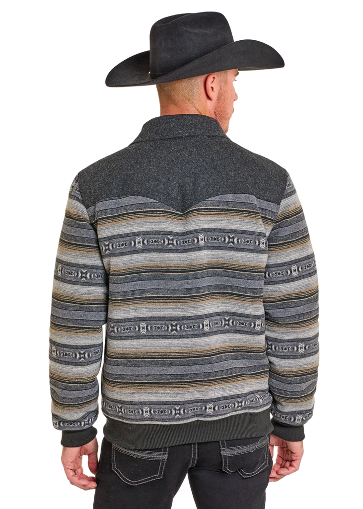 Men's Powder River Jacquard Bomber Jacket #DM92C06162