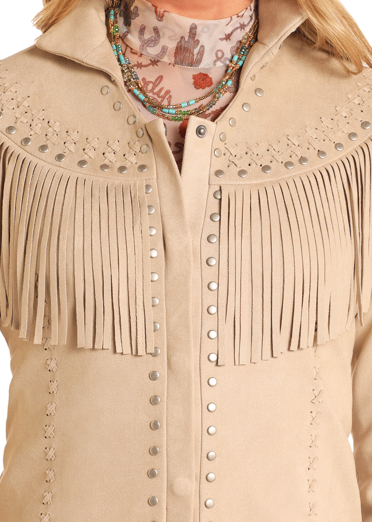 Women's Powder River Fringe Jacket #DW93C04156