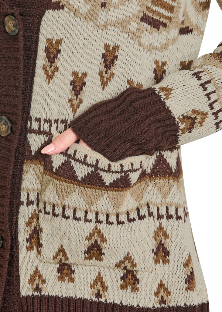 Women's Powder River Belted Cardigan #DW95C06877