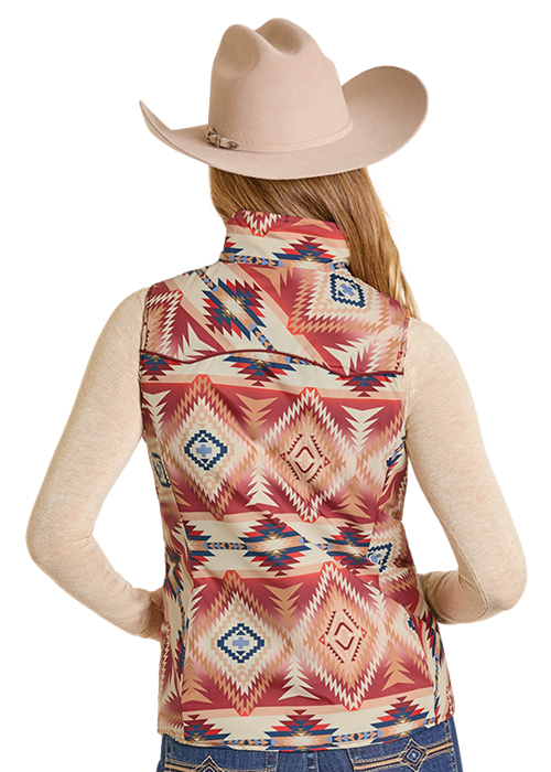 Women's Panhandle Slim Reversible Quilted Vest #DW98C06847
