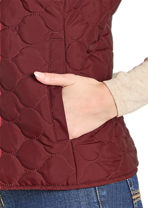 Women's Panhandle Slim Reversible Quilted Vest #DW98C06847 | High