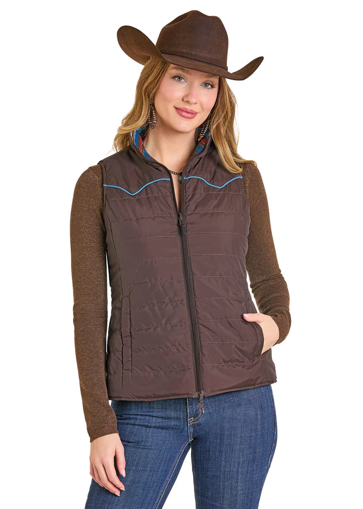 Women's Powder River Reversible Vest #DW98C06850