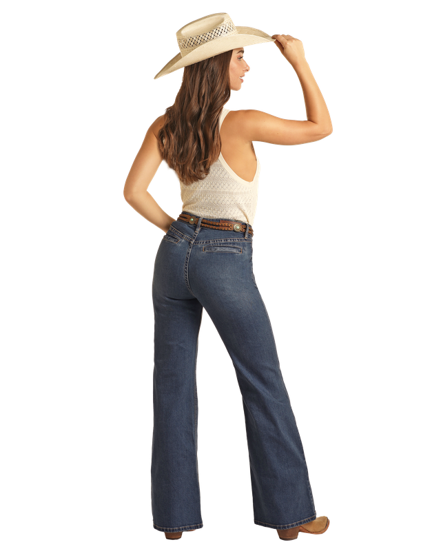 Women's Rock & Roll Cowgirl Flare Jean #BW6HD03996