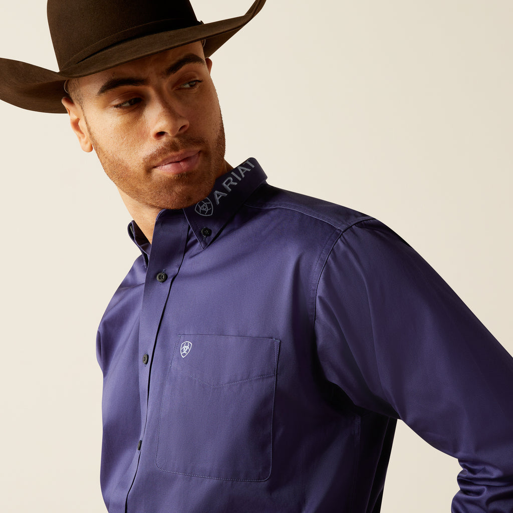 Men's Ariat Team Logo Twill Classic Fit Button Down Shirt #10052822X