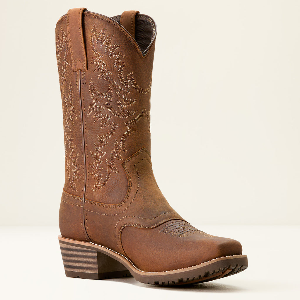 Men's Ariat Hybrid Roughstock Waterproof Cowboy Boot #10053577