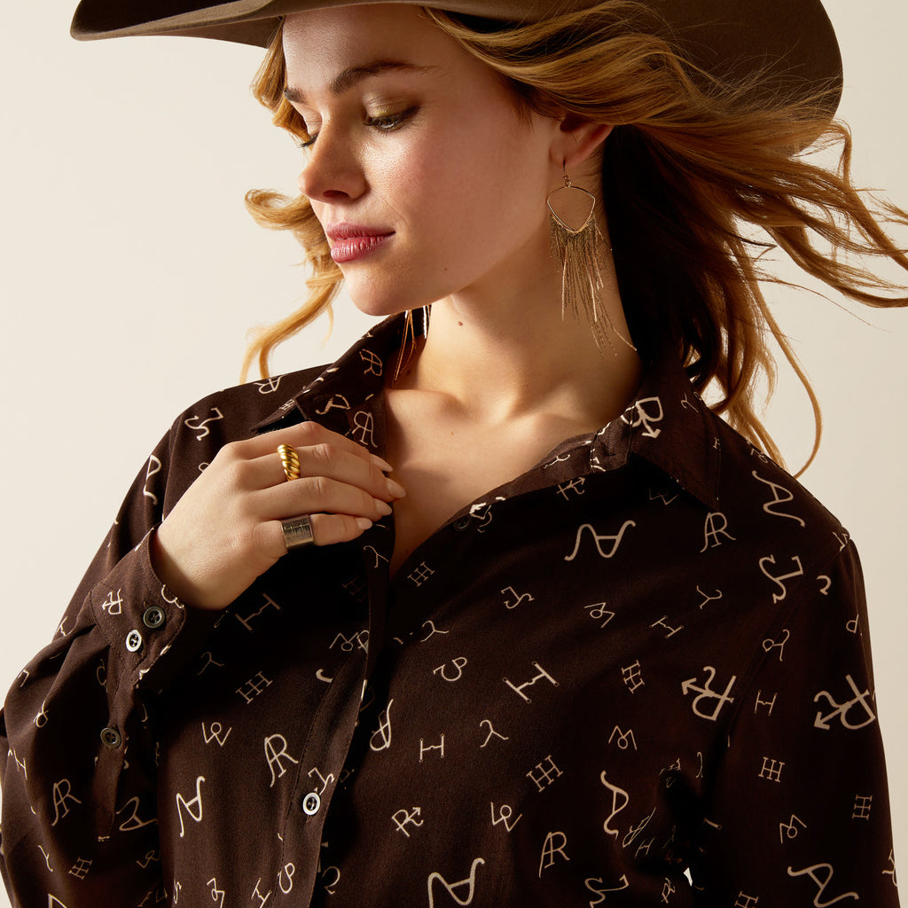 Women's Ariat Homestyle Button Down Shirt #10052970