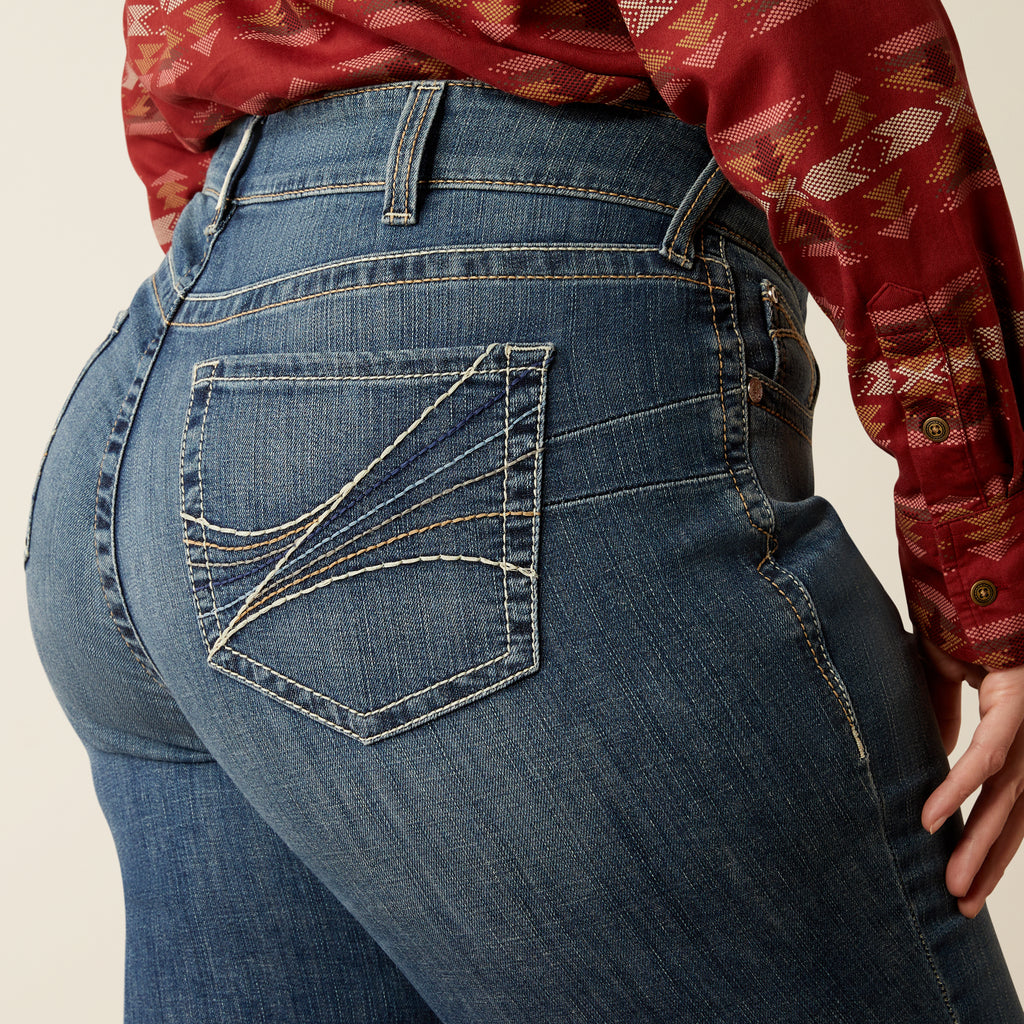 Women's Ariat Mid Rise Amora Boot Cut Jeans #10053527X