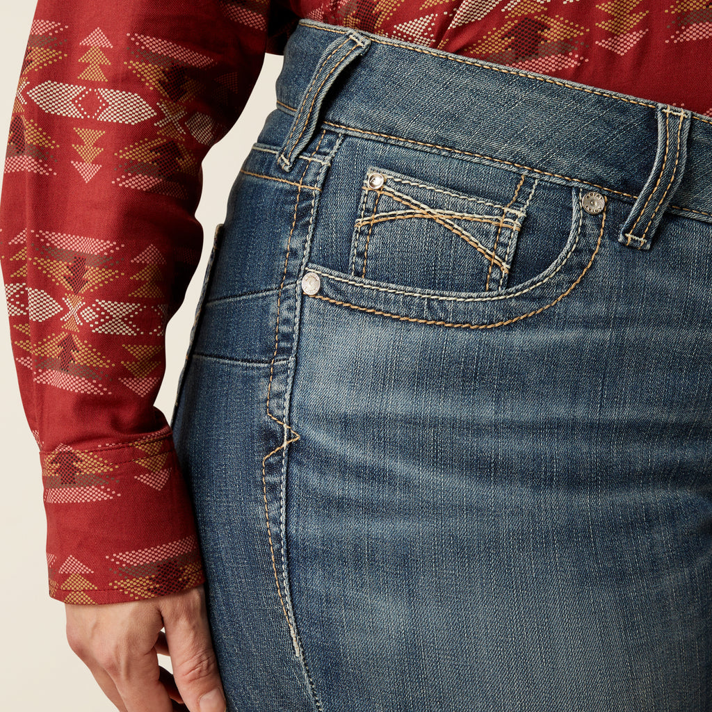 Women's Ariat Mid Rise Amora Boot Cut Jeans #10053527X