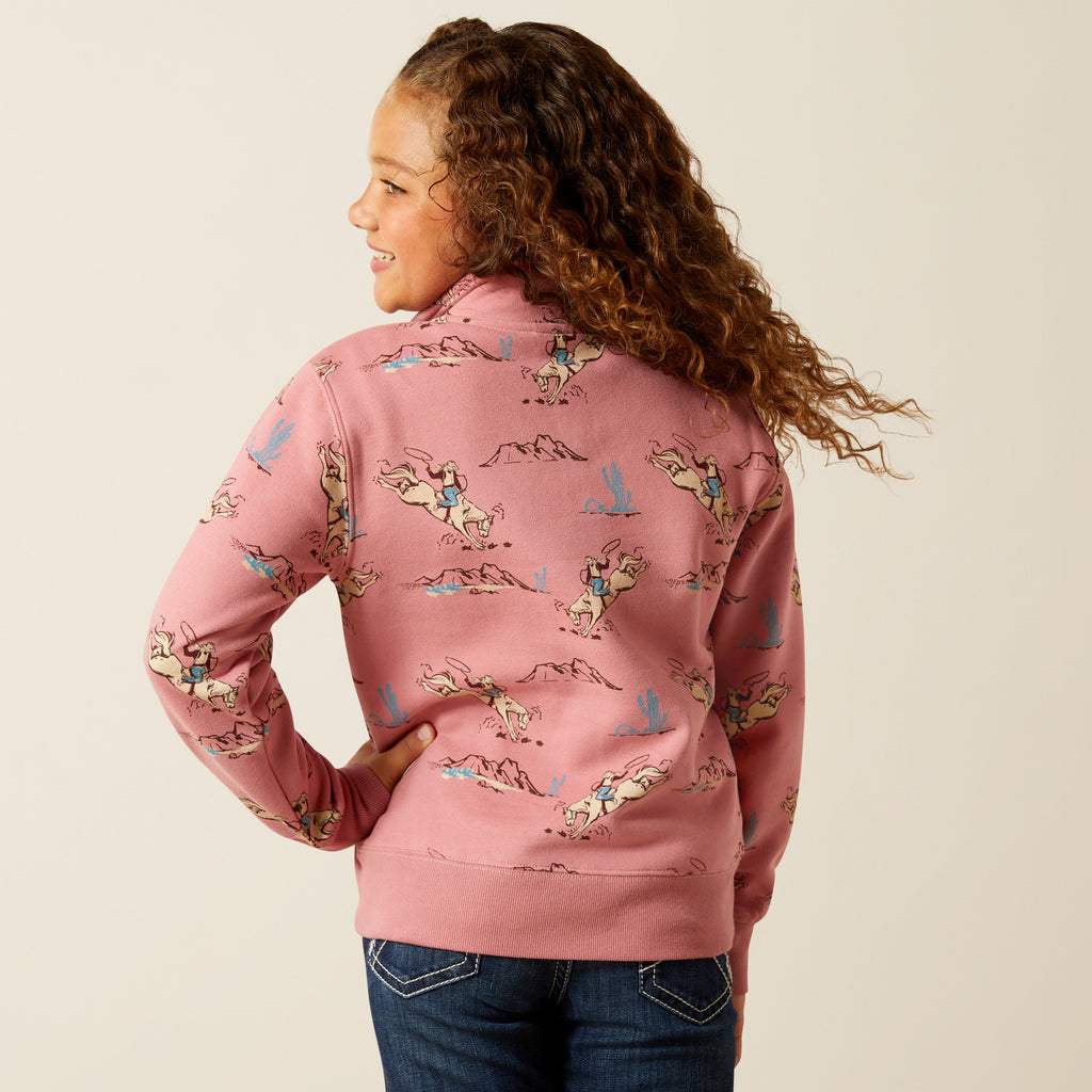Girl's Ariat 1/4 Zip Sweatshirt #10062847
