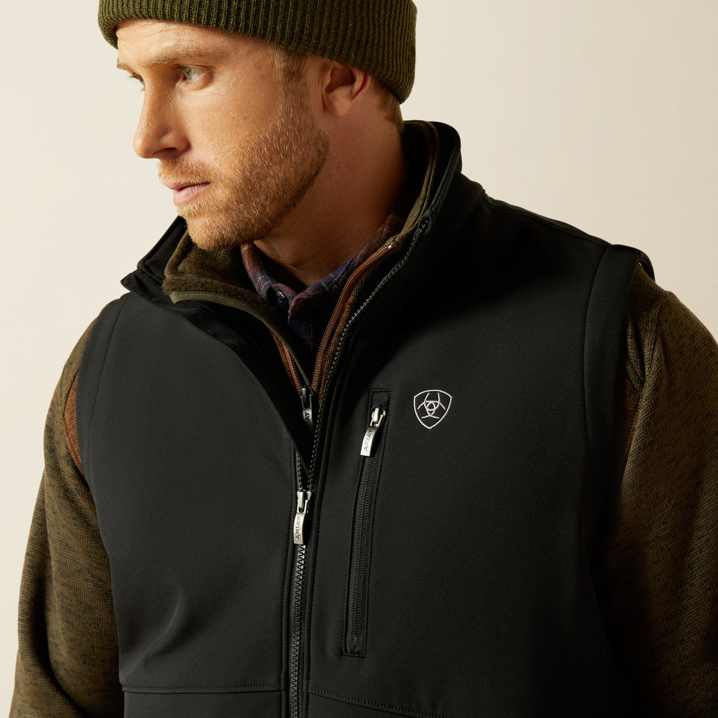 Men's Ariat Logo Softshell Vest #10062587X