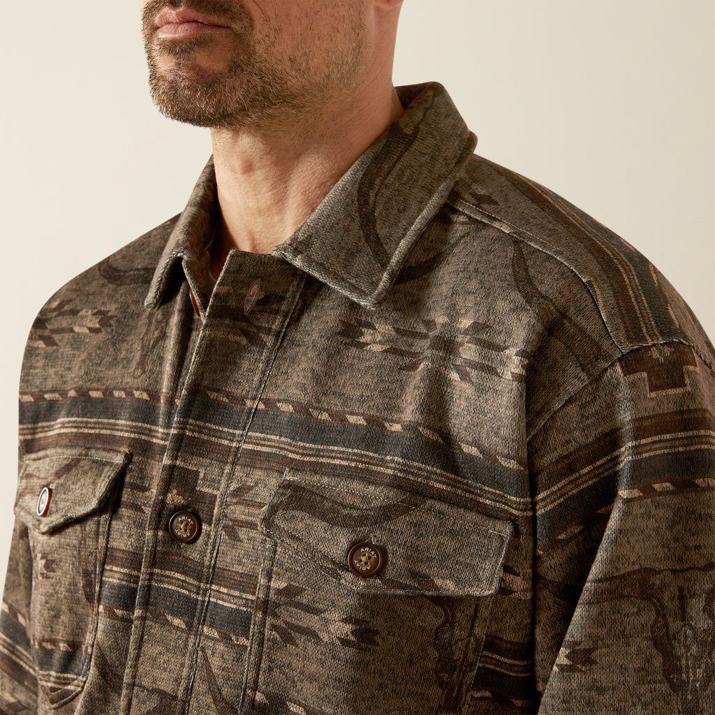 Men's Ariat Caldwell Printed Shirt Jacket #10062681