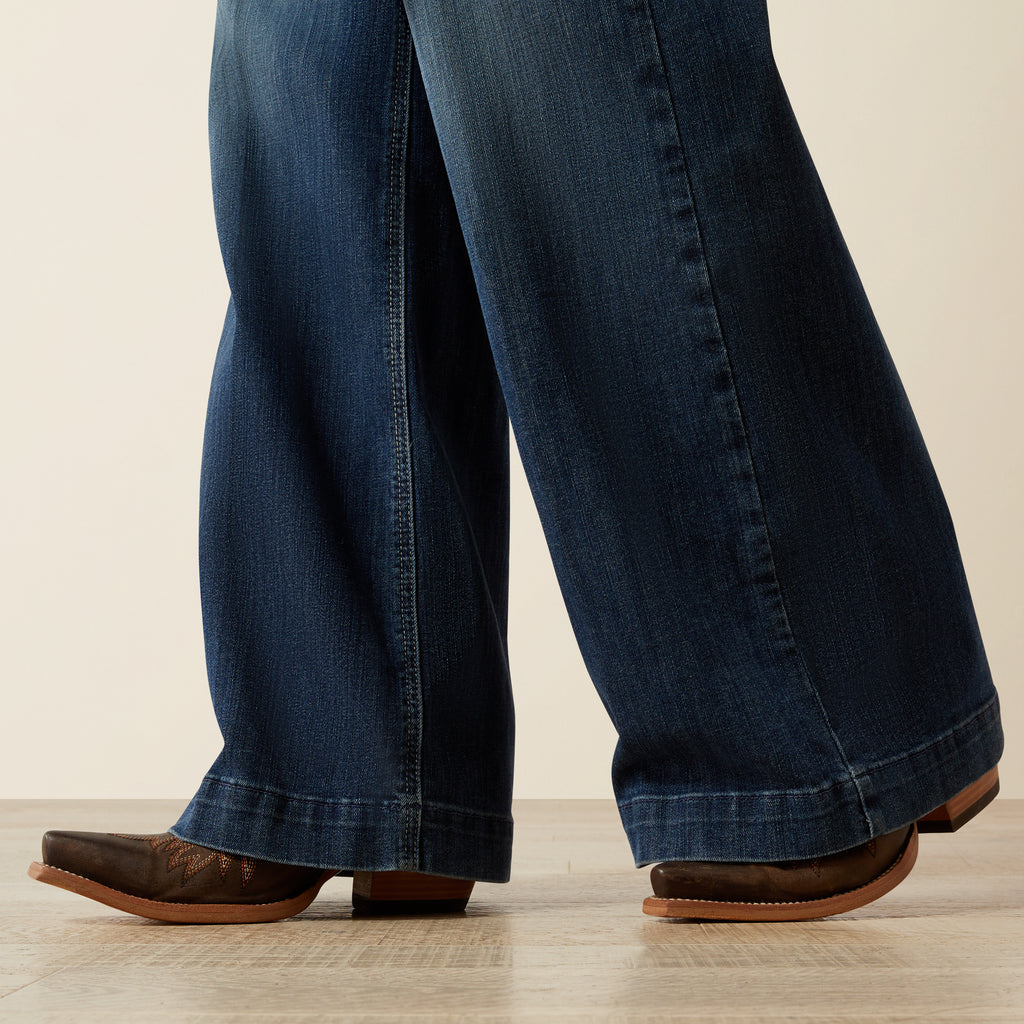 Women's Ariat Ultra High Rise Rosalie Wide Leg Jean #10061724