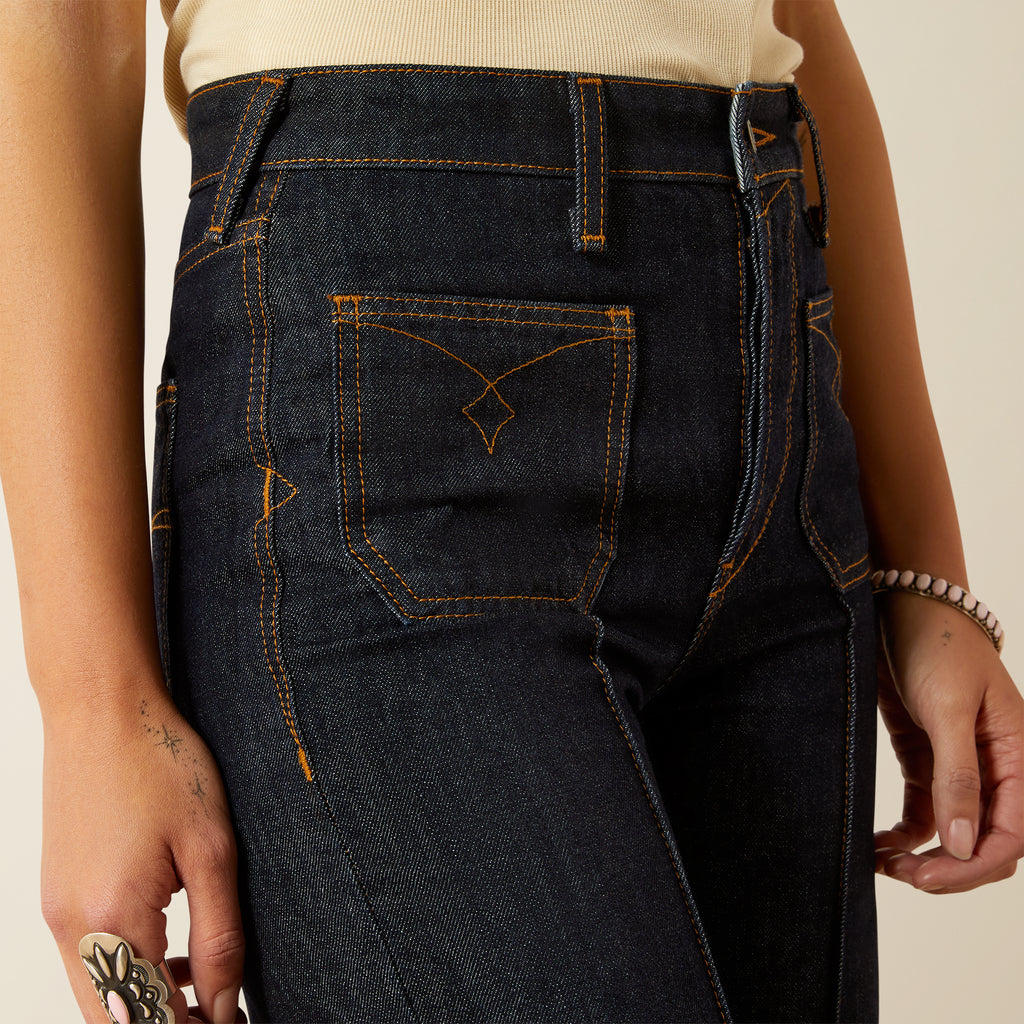 Women's Ariat Ultra High Rise Tomboy Western Utility Wide Leg Jean #10061760
