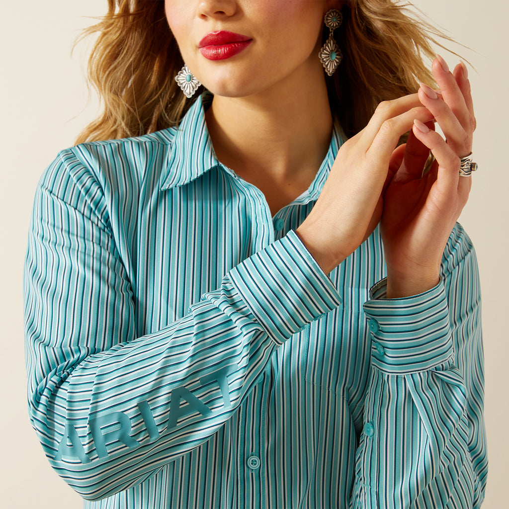 Women's Ariat Team Kirby Pro Button Down Shirt #10062281