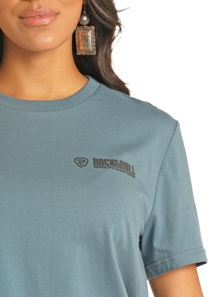 Men's Rock & Roll Cowboy T-Shirt #BU21T05047