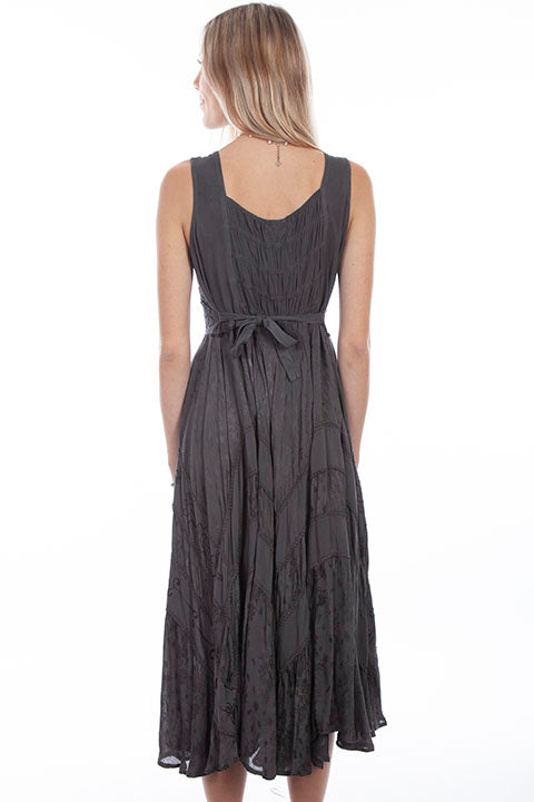 Scully Women's Lace-Up Jacquard Dress