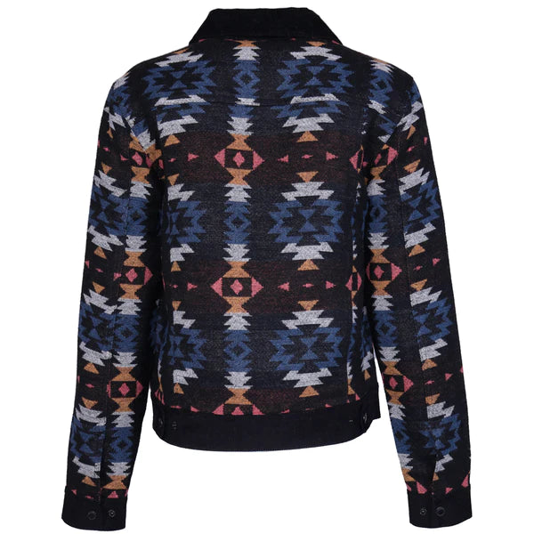 Women's Hooey Aztec Jacket #HJ120BKAZ