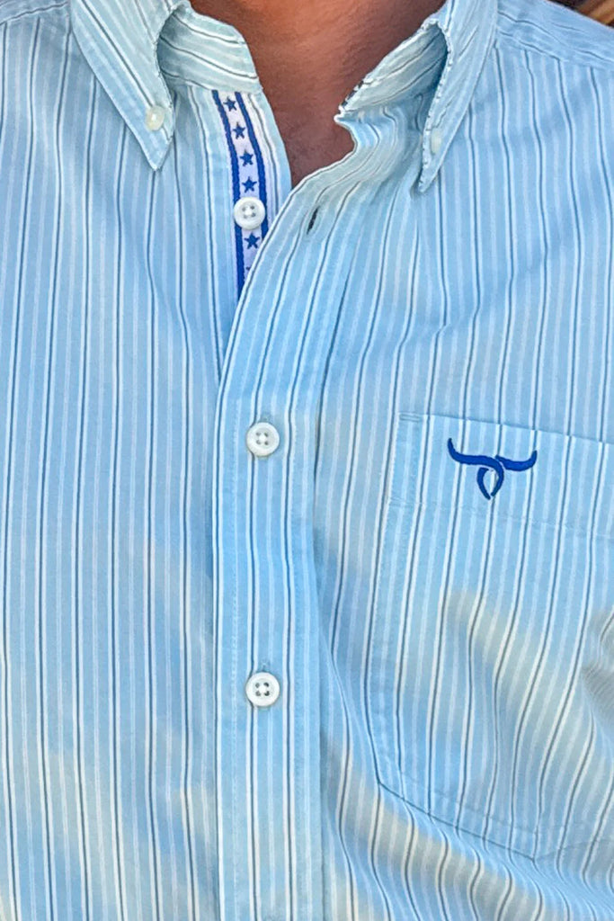 Men's Drover Cowboy Threads Signature Series Havoc Button Down Shirt #D153