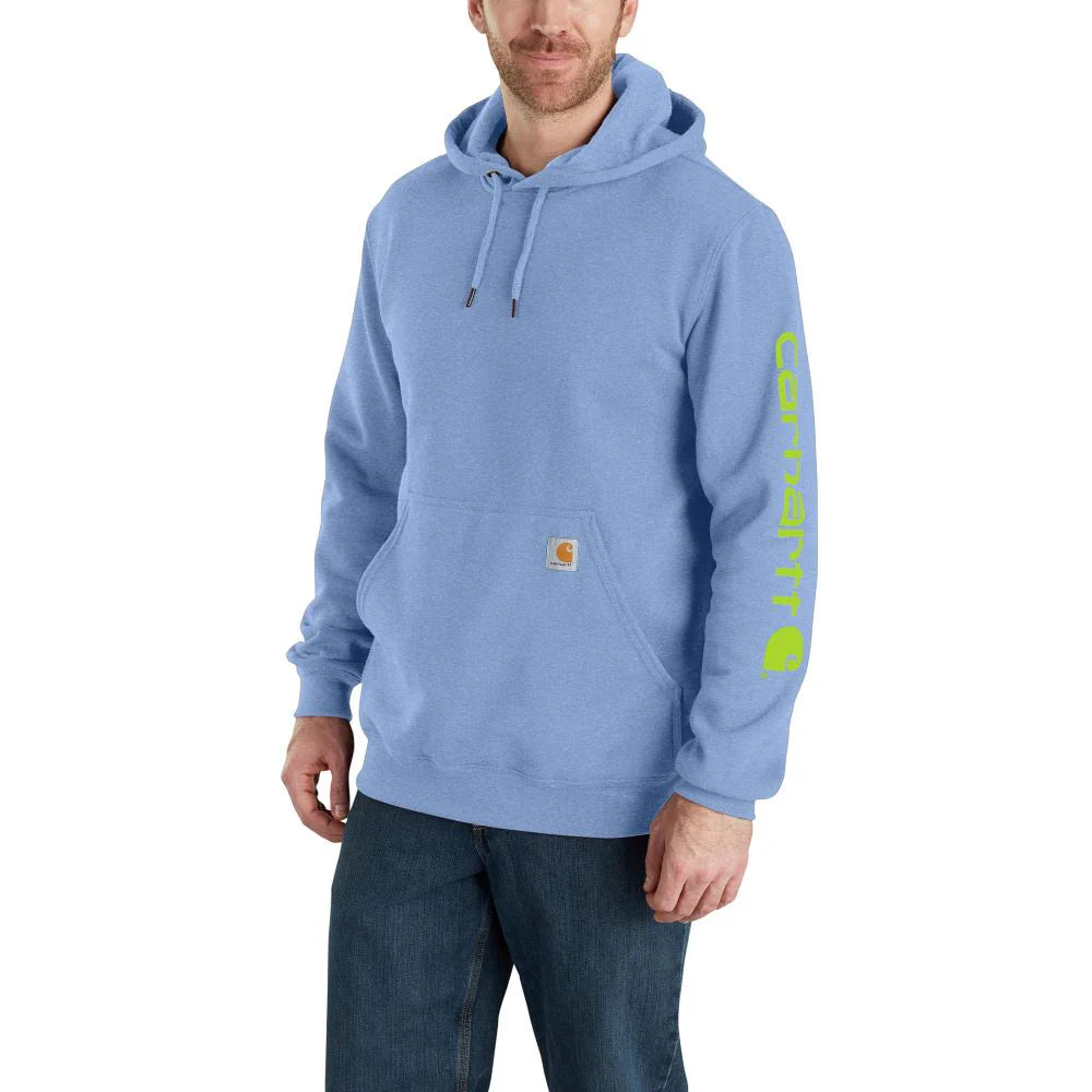 Men's Carhartt Loose Fit Midweight Logo Sleeve Hoodie #K288