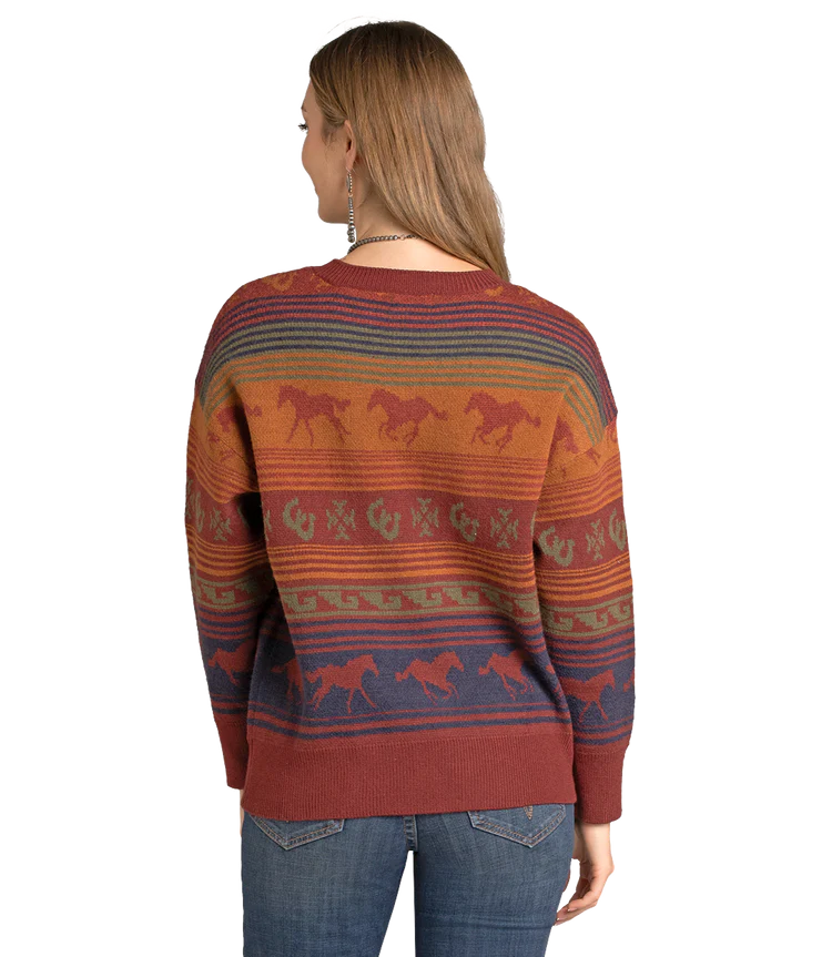 Women's Panhandle Slim Oversized Sweater #LW32T07120
