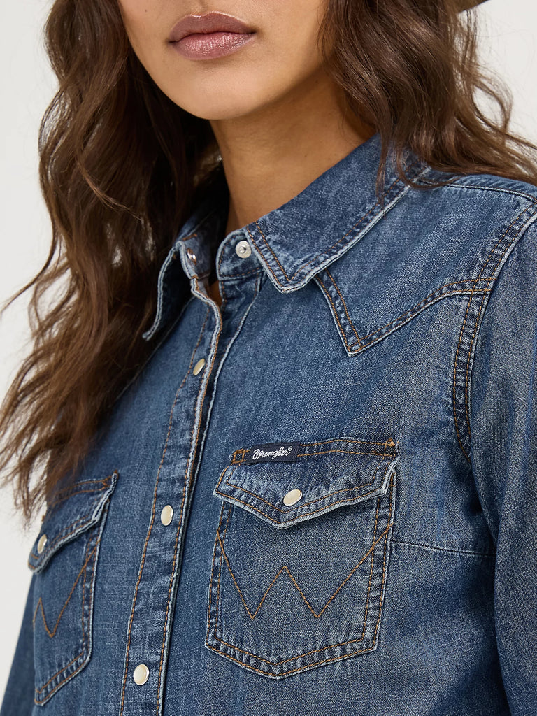 Women's Wrangler Snap Front Shirt #LW7007D