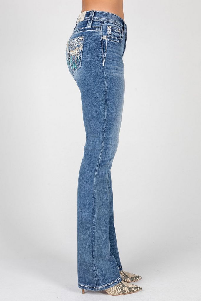 Women's Miss Me Mid-Rise Boot Cut Jean #M9292B