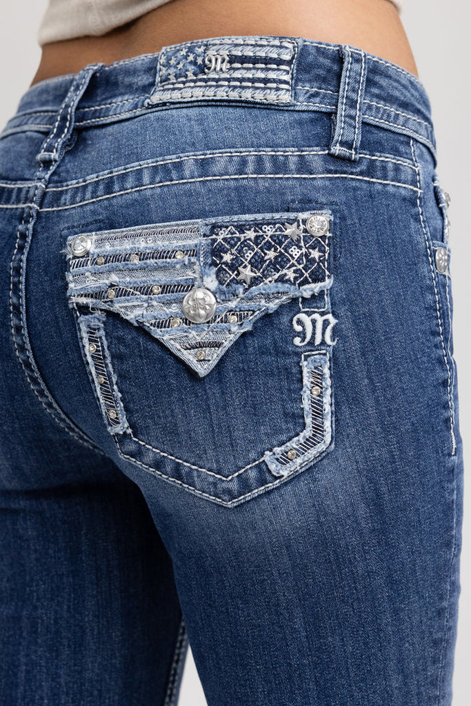 Women's Miss Me Bootcut Jean #M9520BL
