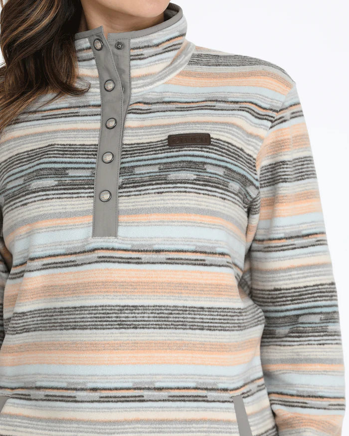 Women's Cinch Polar Fleece Pullover #MAK9909004