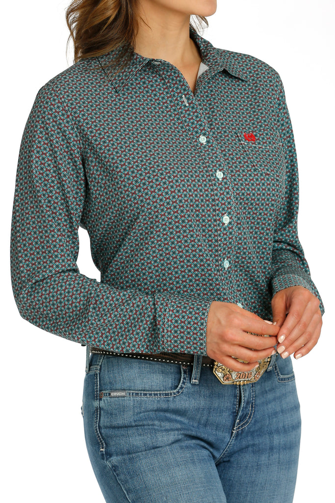 Women's Cinch ARENAFLEX Button Down Shirt #MSW9163027