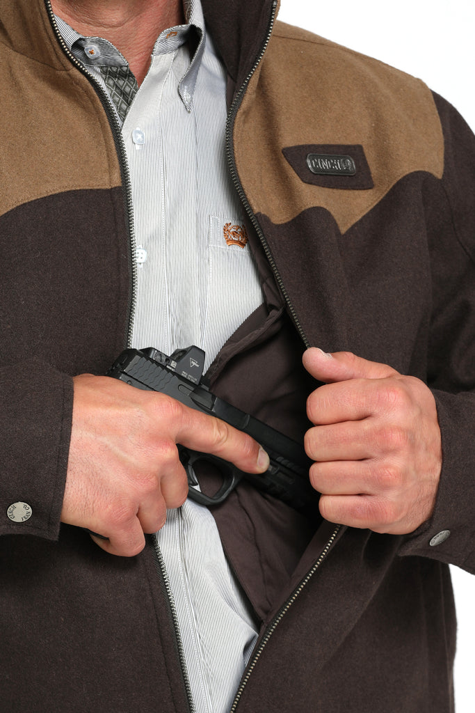 Men's Cinch Conceal Carry Wooly Jacket #MWJ1590005