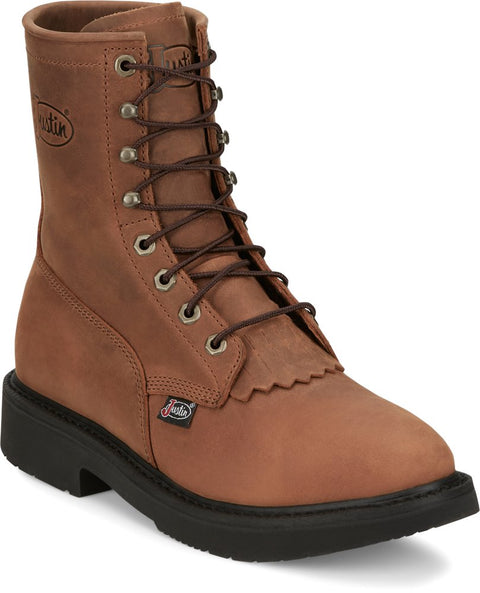 MADE IN USA ウエスタンブーツ Men's Justin Lace Up Work Boot #OW760 | High Country Western Wear
