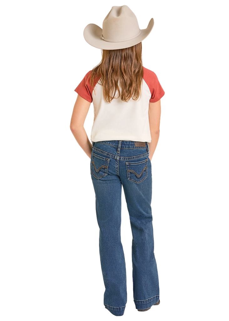 Girl's Rock & Roll Cowgirl Trouser Jean #BG5MD07211