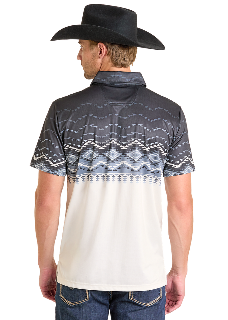 Men's Rock & Roll Cowboy Polo Shirt #BM51T07285