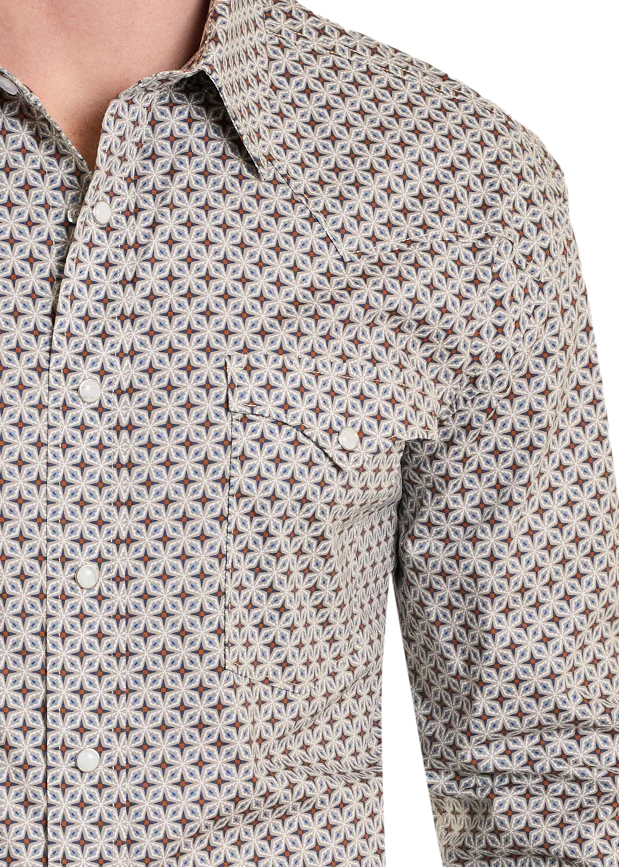 Men's Rough Stock Snap Front Shirt #RMN2S07569