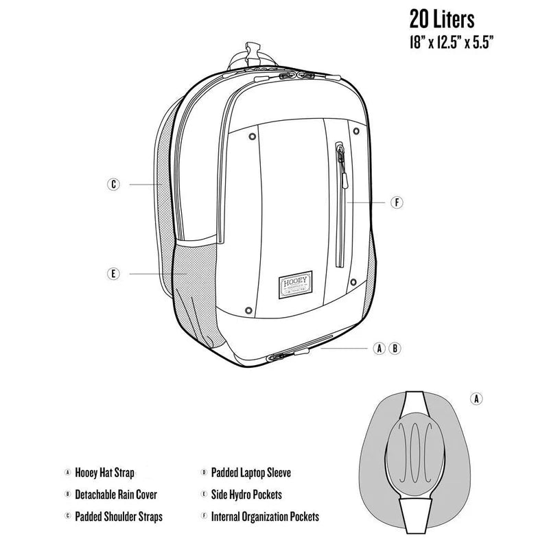 Hooey Rockstar Backpack #BP072TLAZ