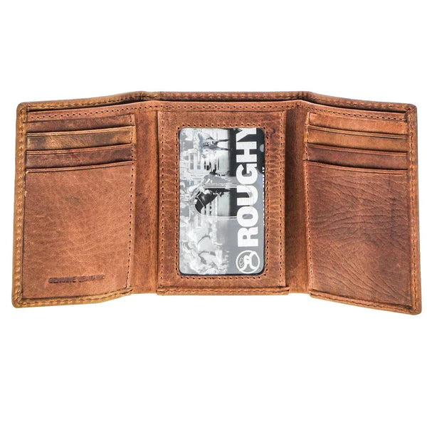 Men's Roughy Canyon Tri-Fold Wallet #RTF008-TNBR