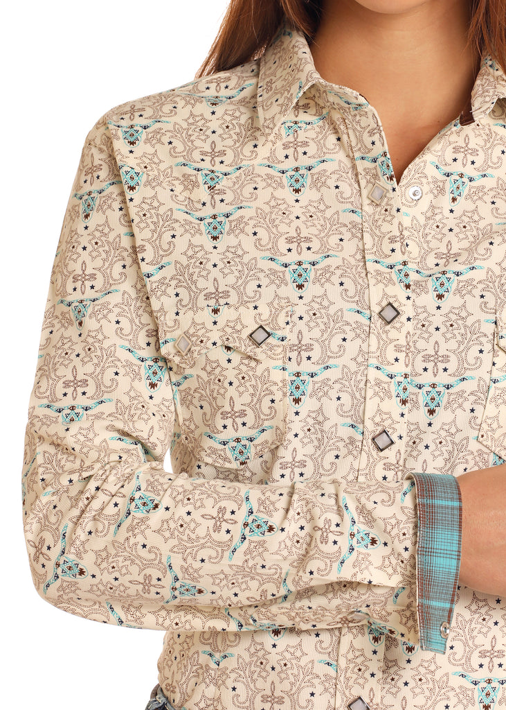 Women's Rough Stock Snap Front Shirt #RWN2S05095