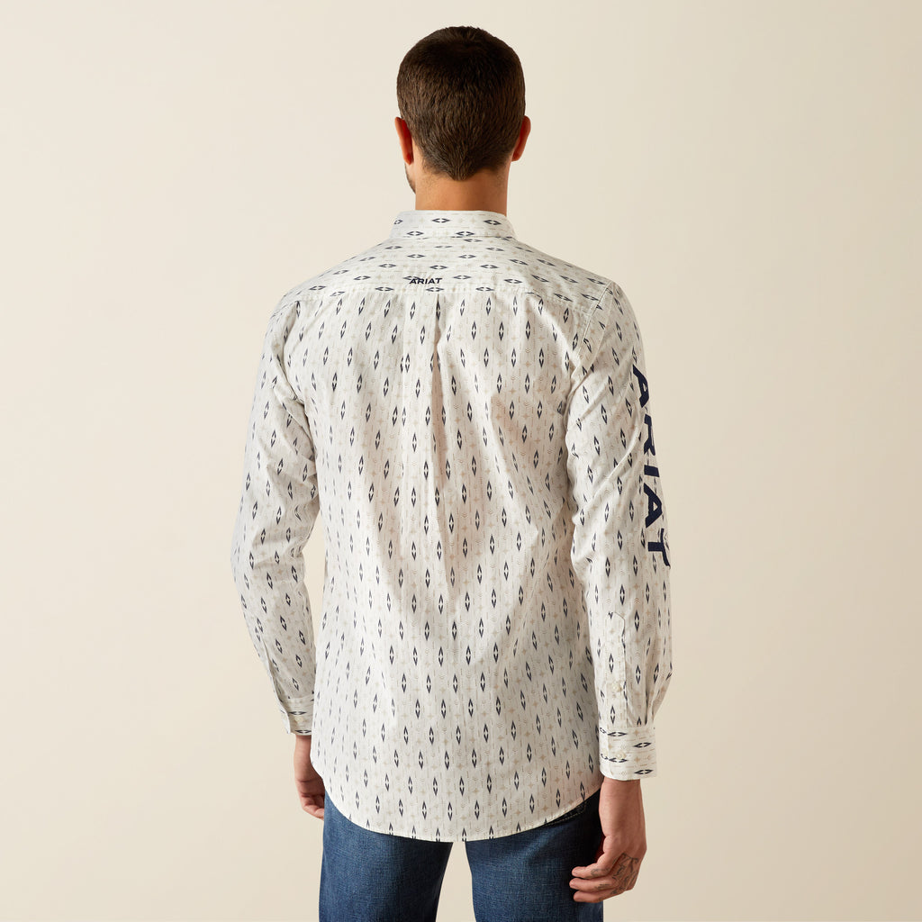 Men's Ariat Team Perkins Fitted Button Down Shirt #10054728