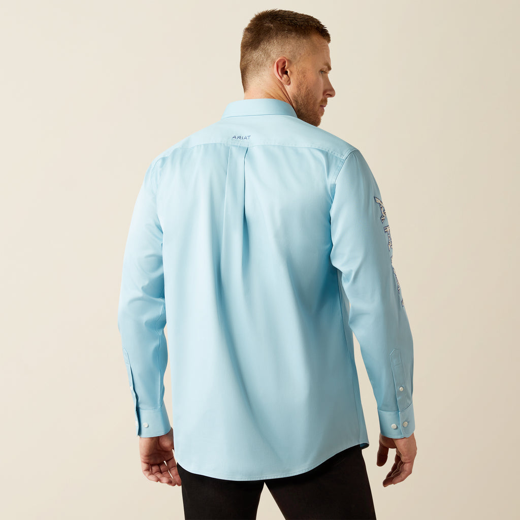 Men's Ariat Team Logo Twill Classic Fit Button Down Shirt #10055235