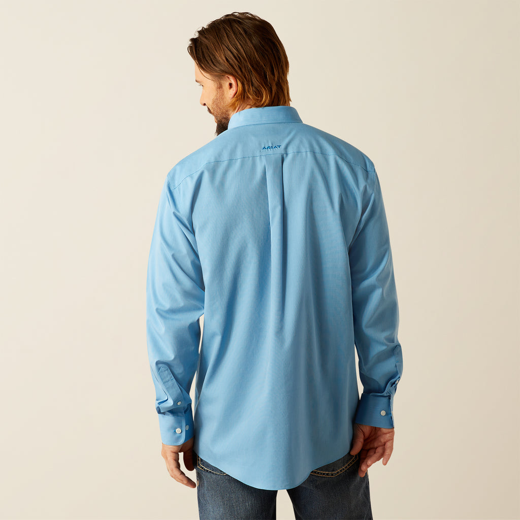 Men's Ariat Wrinkle Free Solid Button Down Shirt #10055278X