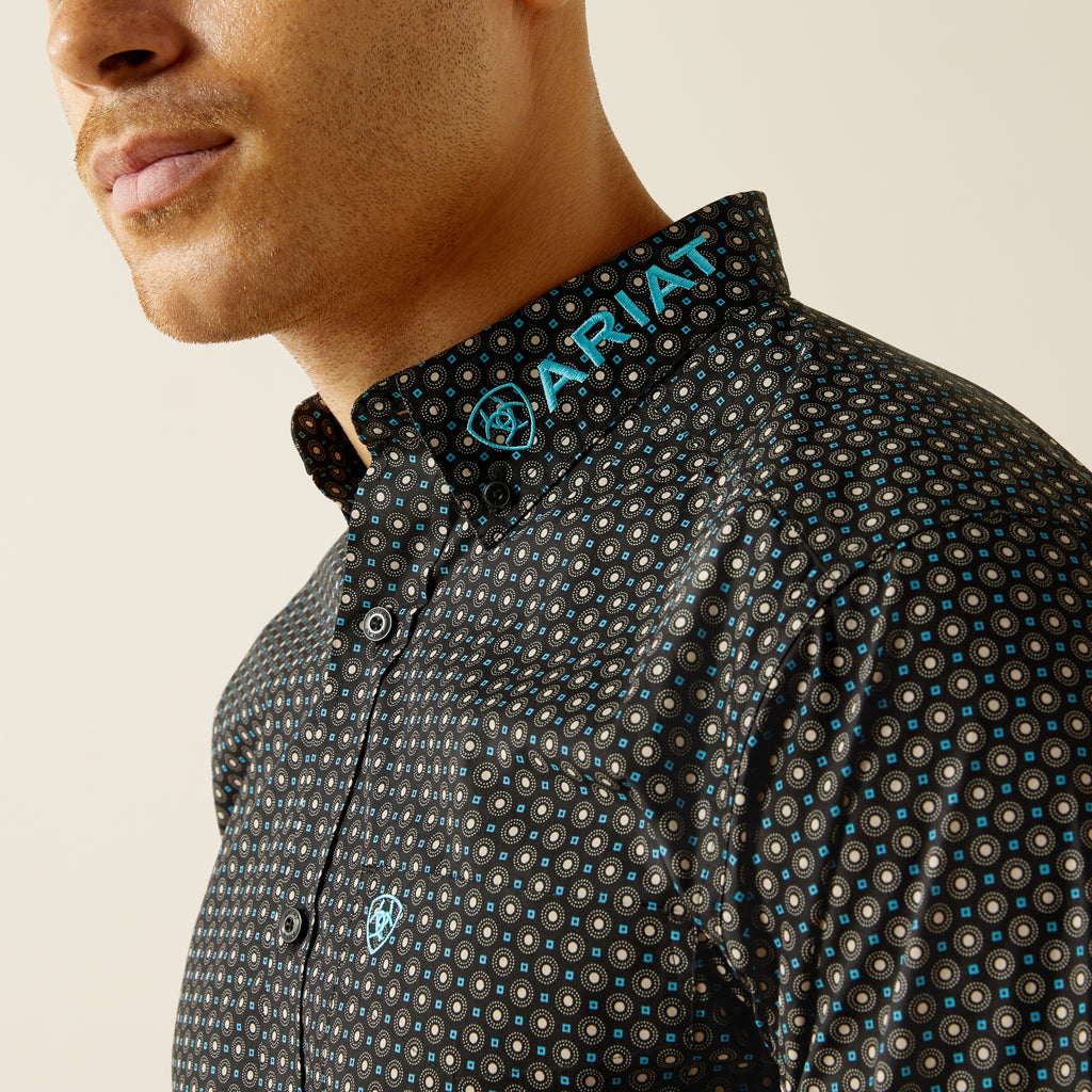 Men's Ariat Team Abel Fitted Button Down Shirt #10058738